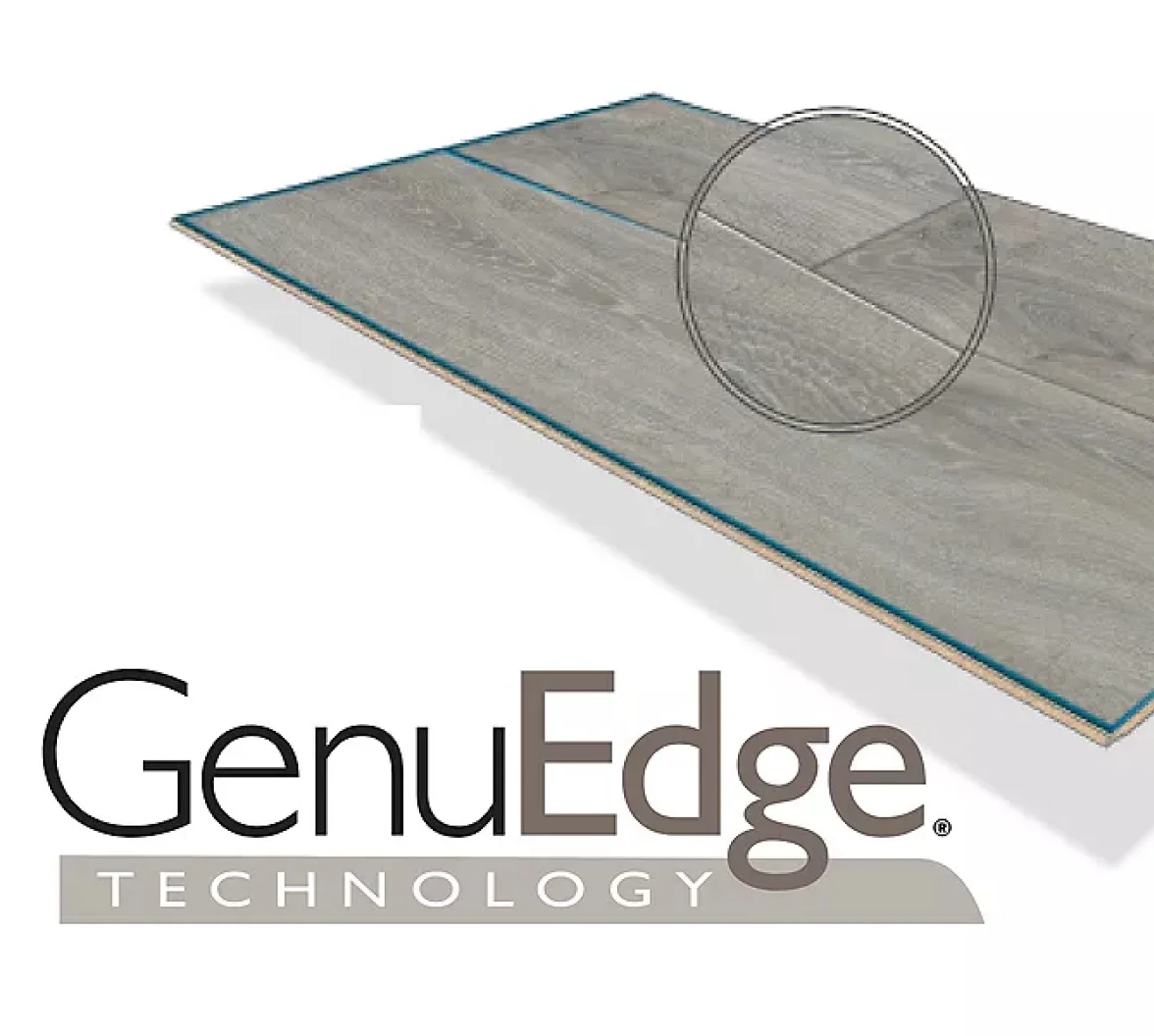 GenuEdge Technology gives the most realistic plank look to RevWood flooring products.